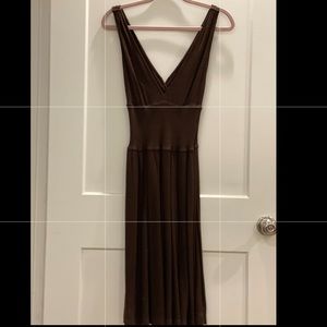 Diane Von Furstenberg Deep V neck midi dress